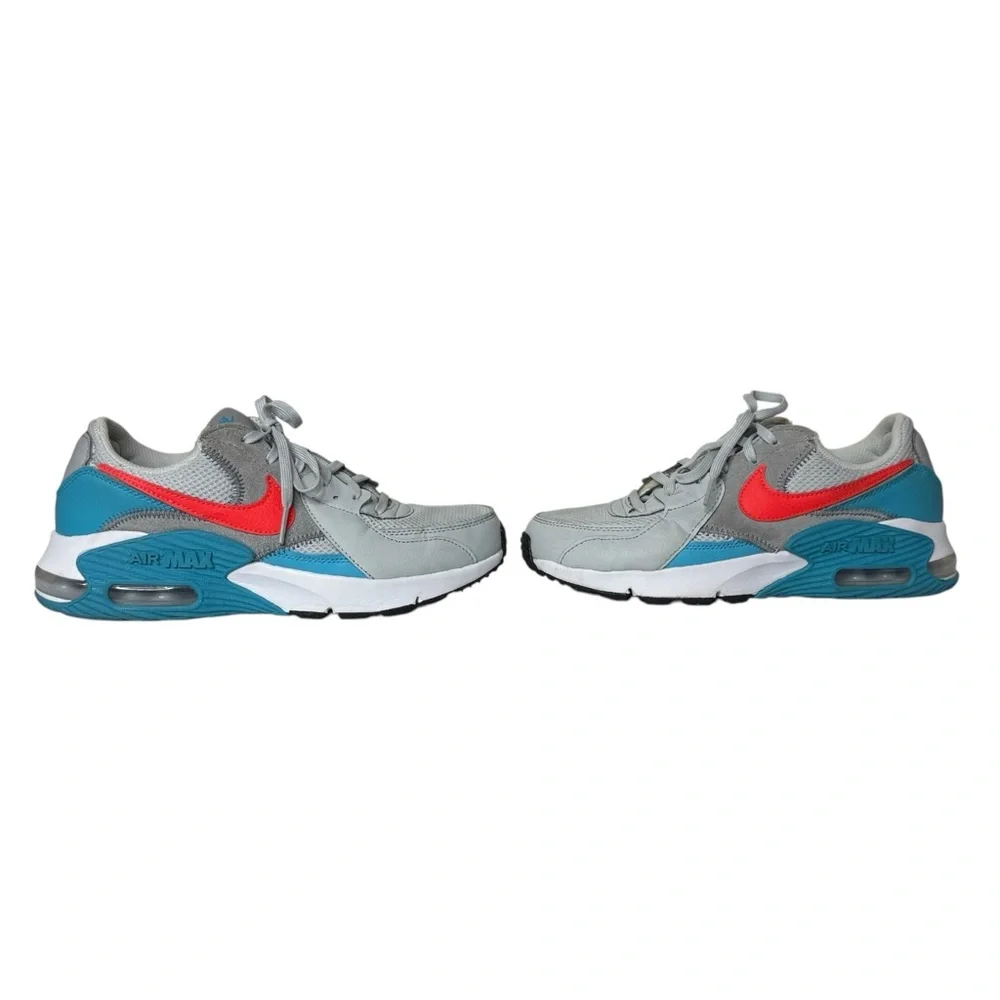 Nike Air Max Excee Pure Platinum/ Teal Bright Crimson‎ Womens 8 Sneakers Shoes
